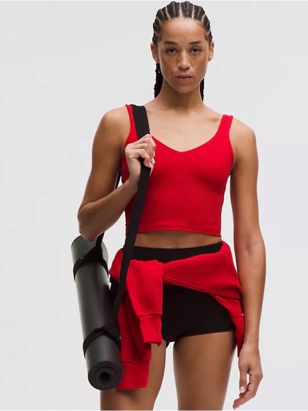 lululemon athletica align Tank in cherry ember